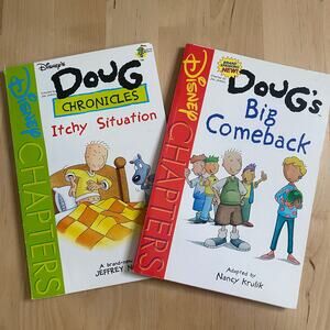 Vintage 1997 & 1999 Disney Chapters Doug Book Bundle